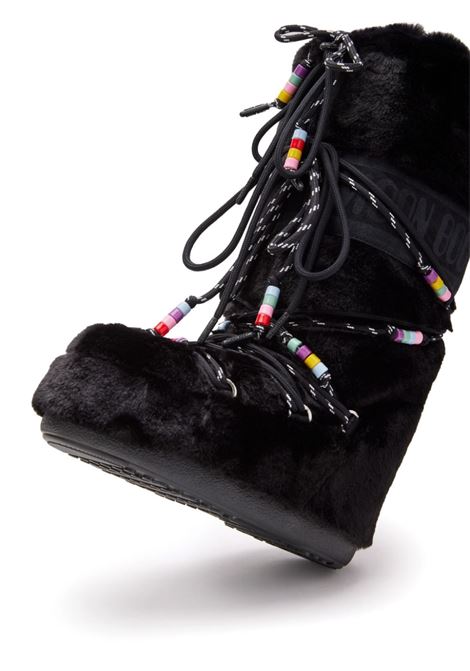 Stivali Icon Faux Fur in nero Moon Boot - unisex MOON BOOT | 80D1408990N001